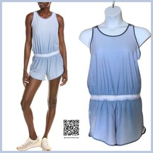 K-Swiss (Large - NWT) Blue Sepia Ombré Cross Cour Romper